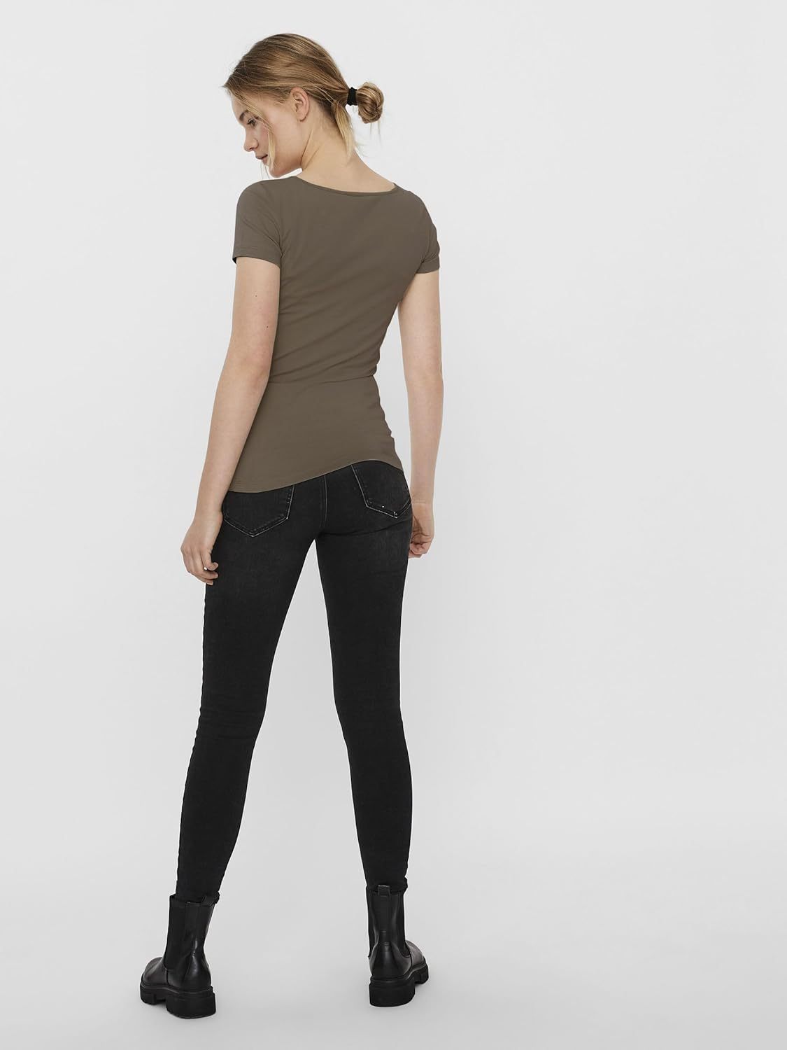 VERO MODA Women's Vmmaxi My Ss Soft U-Neck Noos T-Shirt