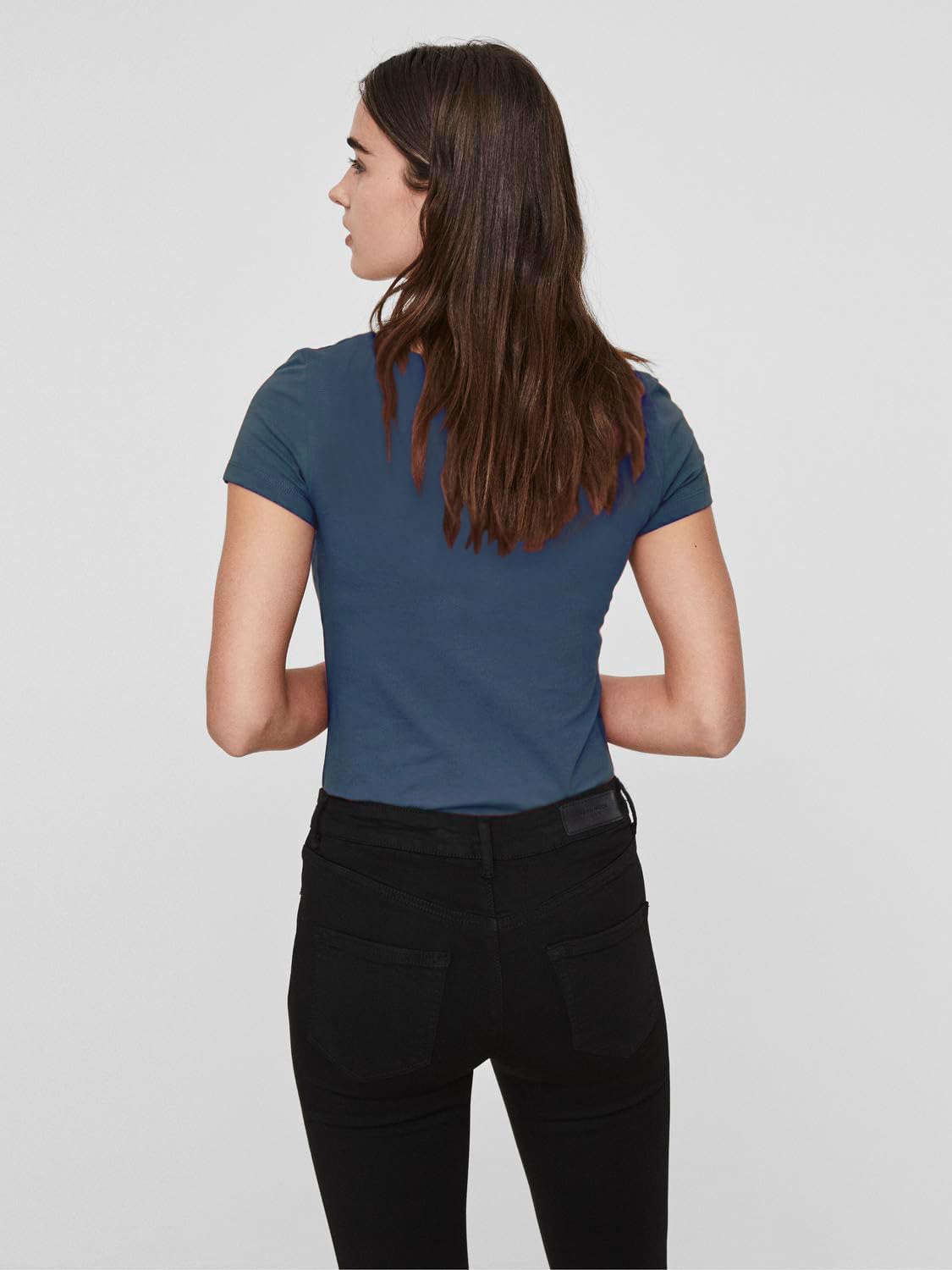 VERO MODA Women's Vmmaxi My Ss Soft U-Neck Noos T-Shirt