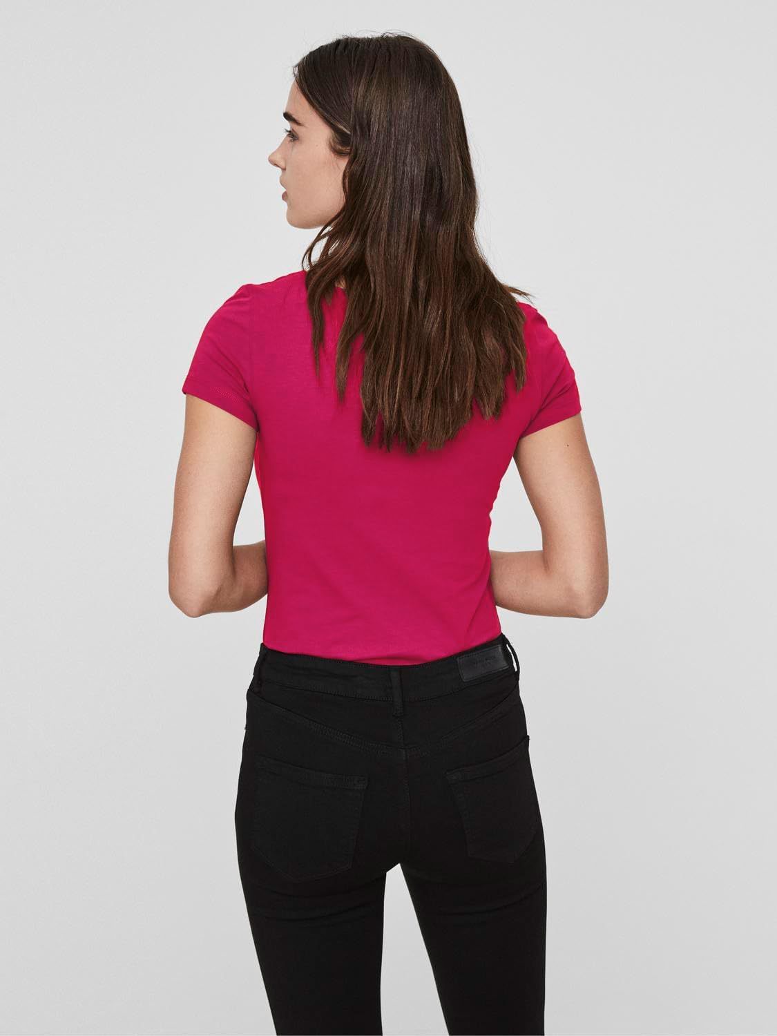 VERO MODA Women's Vmmaxi My Ss Soft U-Neck Noos T-Shirt