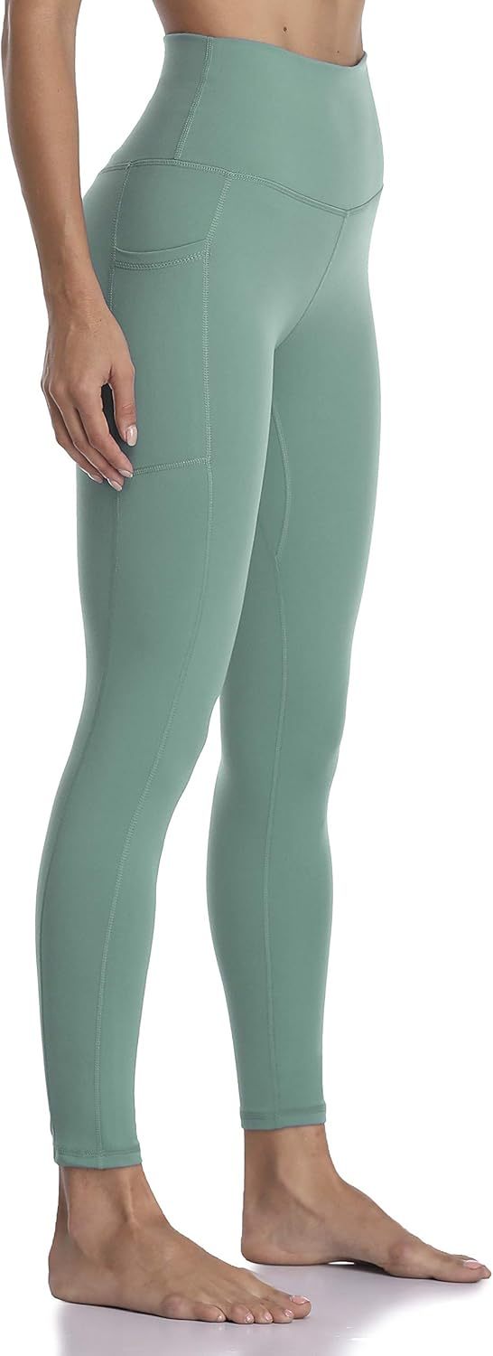 Women's High Waisted Yoga Pants 7/8 Length Leggings with Pockets
