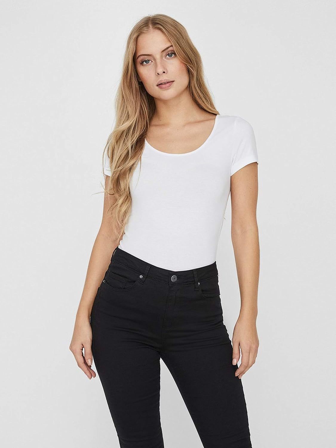 VERO MODA Women's Vmmaxi My Ss Soft U-Neck Noos T-Shirt