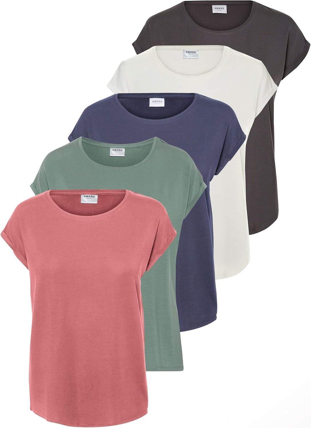 VERO MODA Women's Vmmaxi My Ss Soft U-Neck Noos T-Shirt