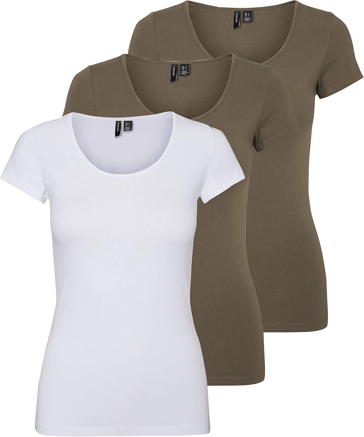 VERO MODA Women's Vmmaxi My Ss Soft U-Neck Noos T-Shirt