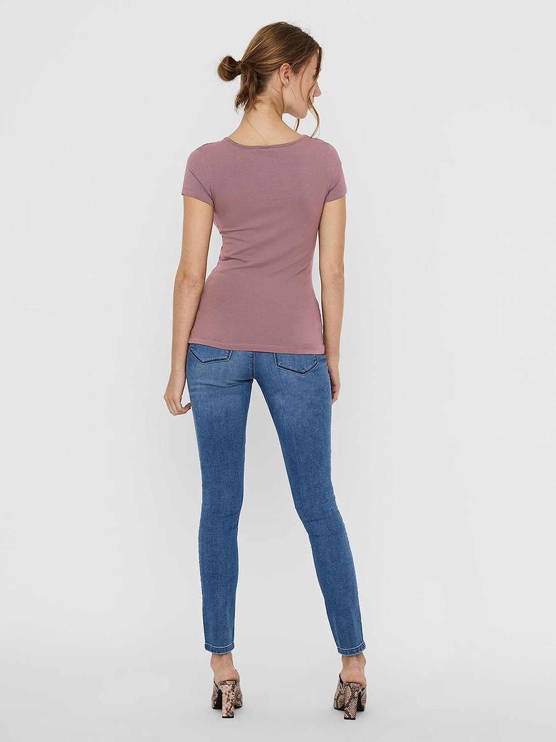 VERO MODA Women's Vmmaxi My Ss Soft U-Neck Noos T-Shirt