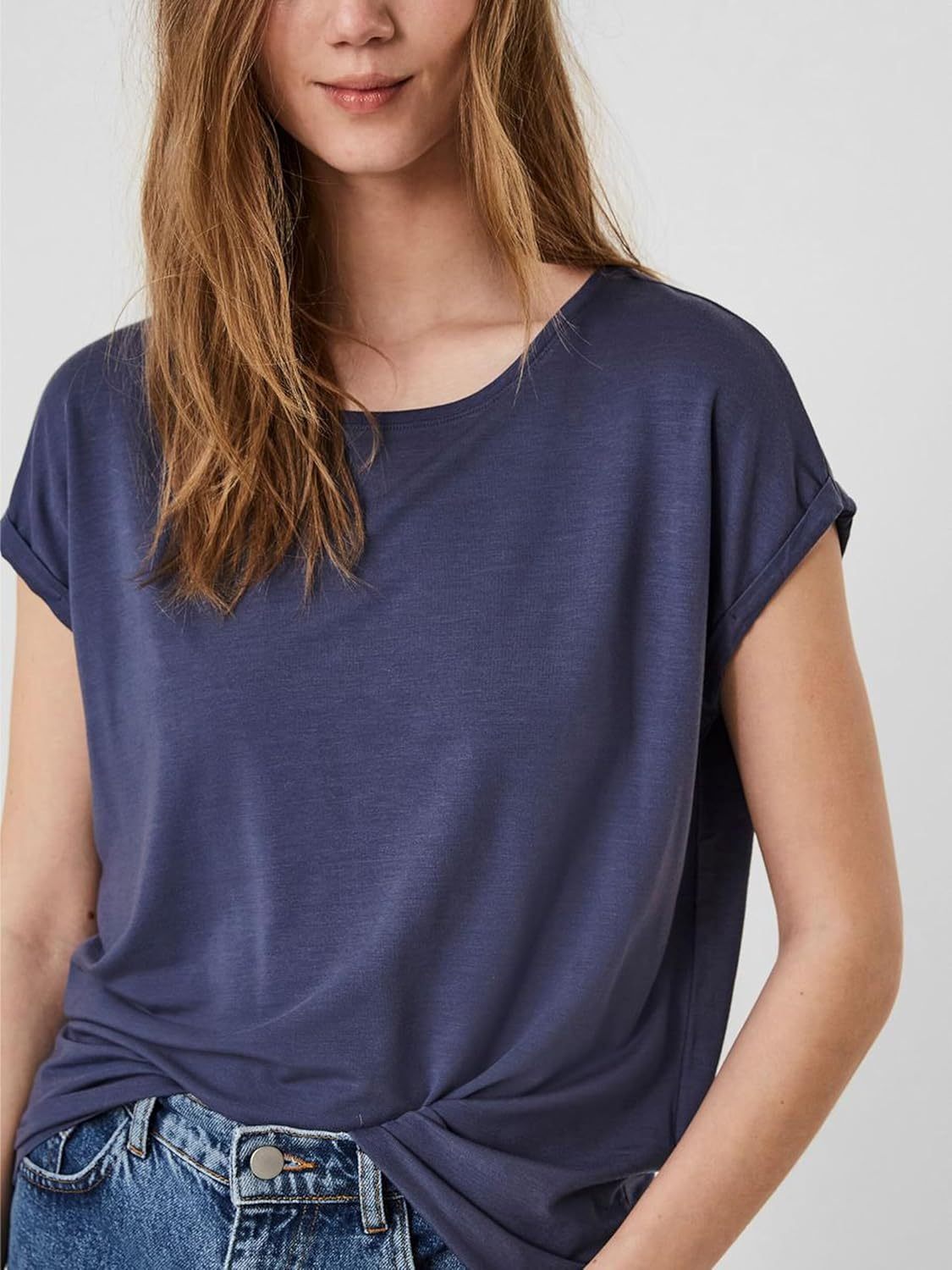 VERO MODA Women's Vmmaxi My Ss Soft U-Neck Noos T-Shirt