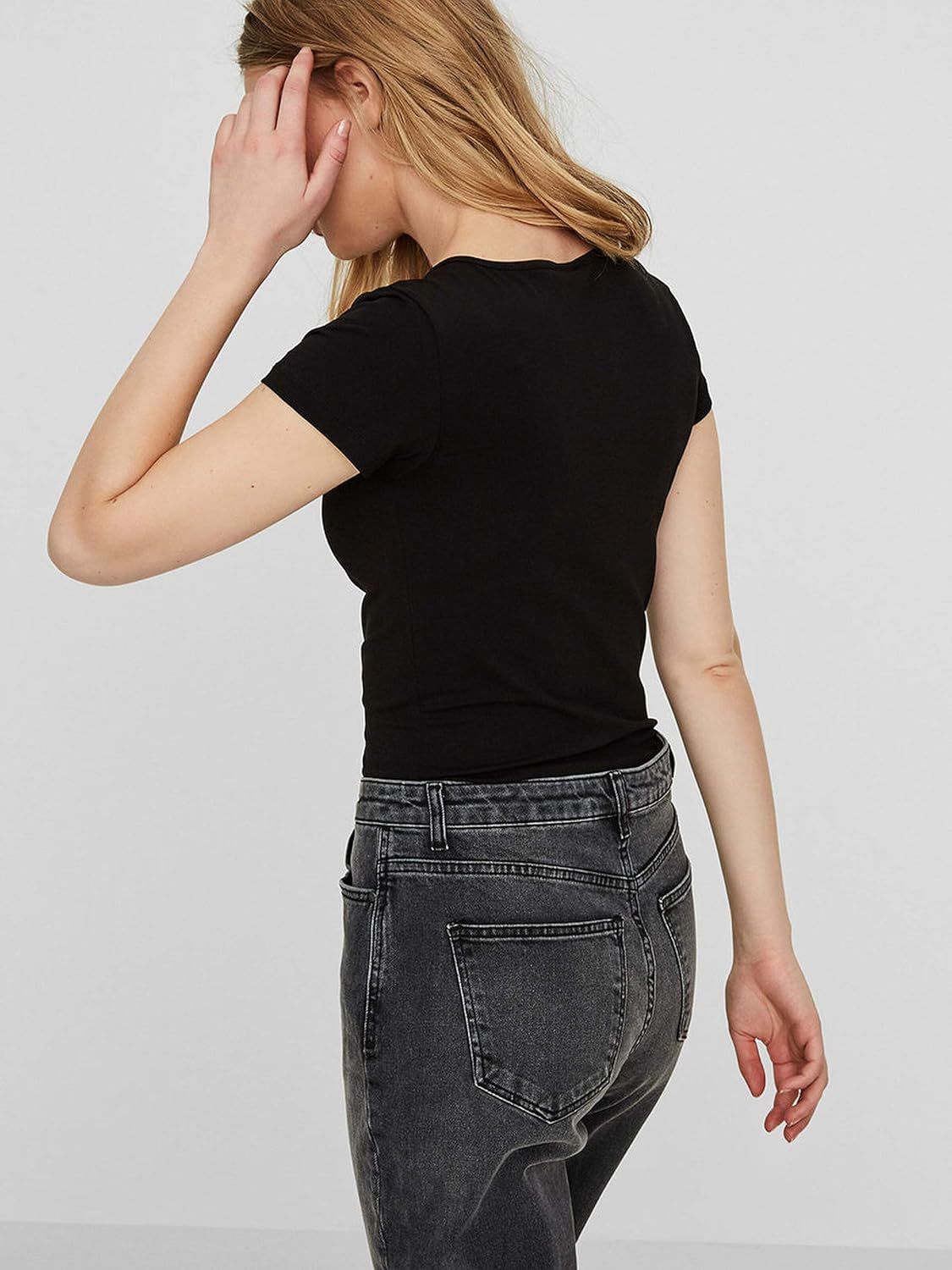 VERO MODA Women's Vmmaxi My Ss Soft U-Neck Noos T-Shirt