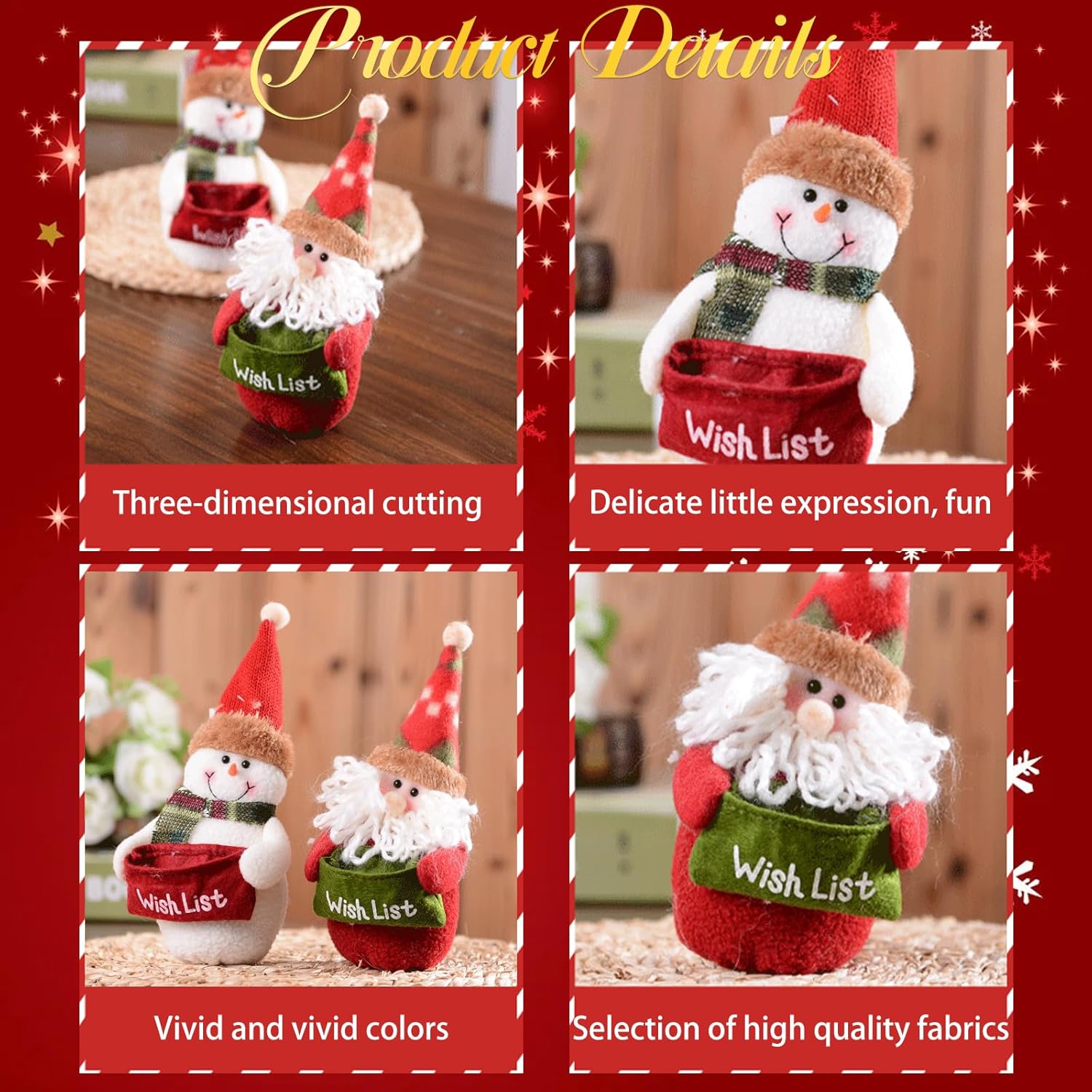 Christmas Gonks Decorations, 2pcs Christmas Ornament Kits, Xmas Style Figurines Santa Claus Snowman Cute Cartoon Xmas Decor For Home Garden Party Decor Desktop Decoration, Christmas Gnomes Decorations