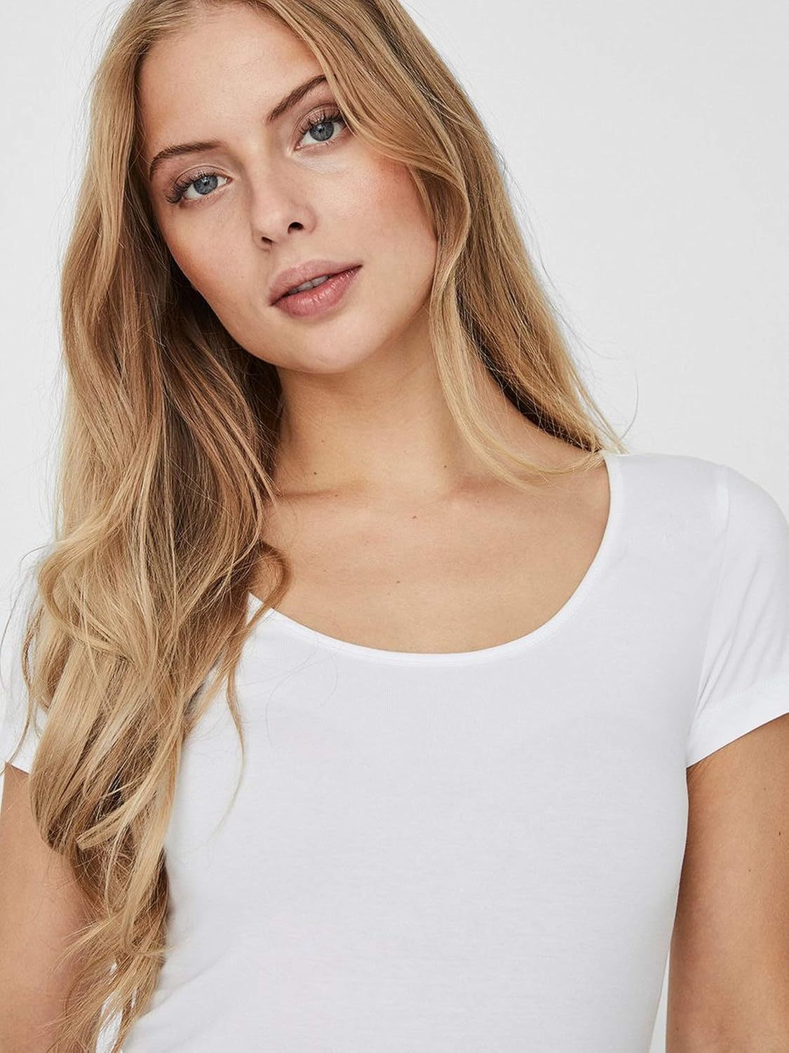 VERO MODA Women's Vmmaxi My Ss Soft U-Neck Noos T-Shirt