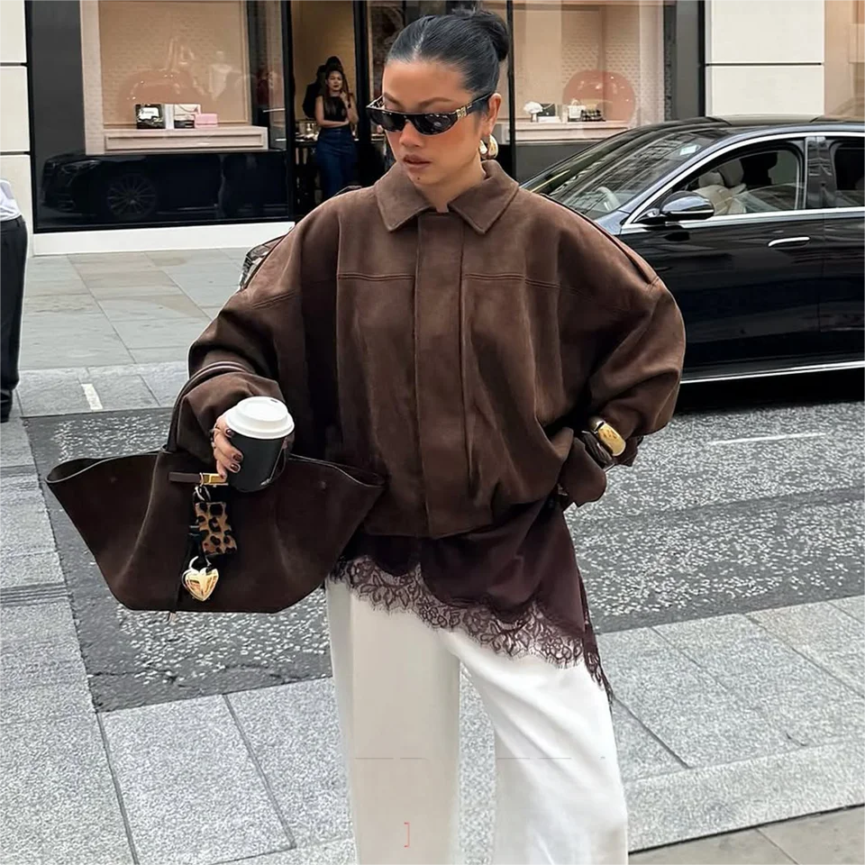  Sleeve Oversized Autumn Winter Coats Fashion 2025 Outwears