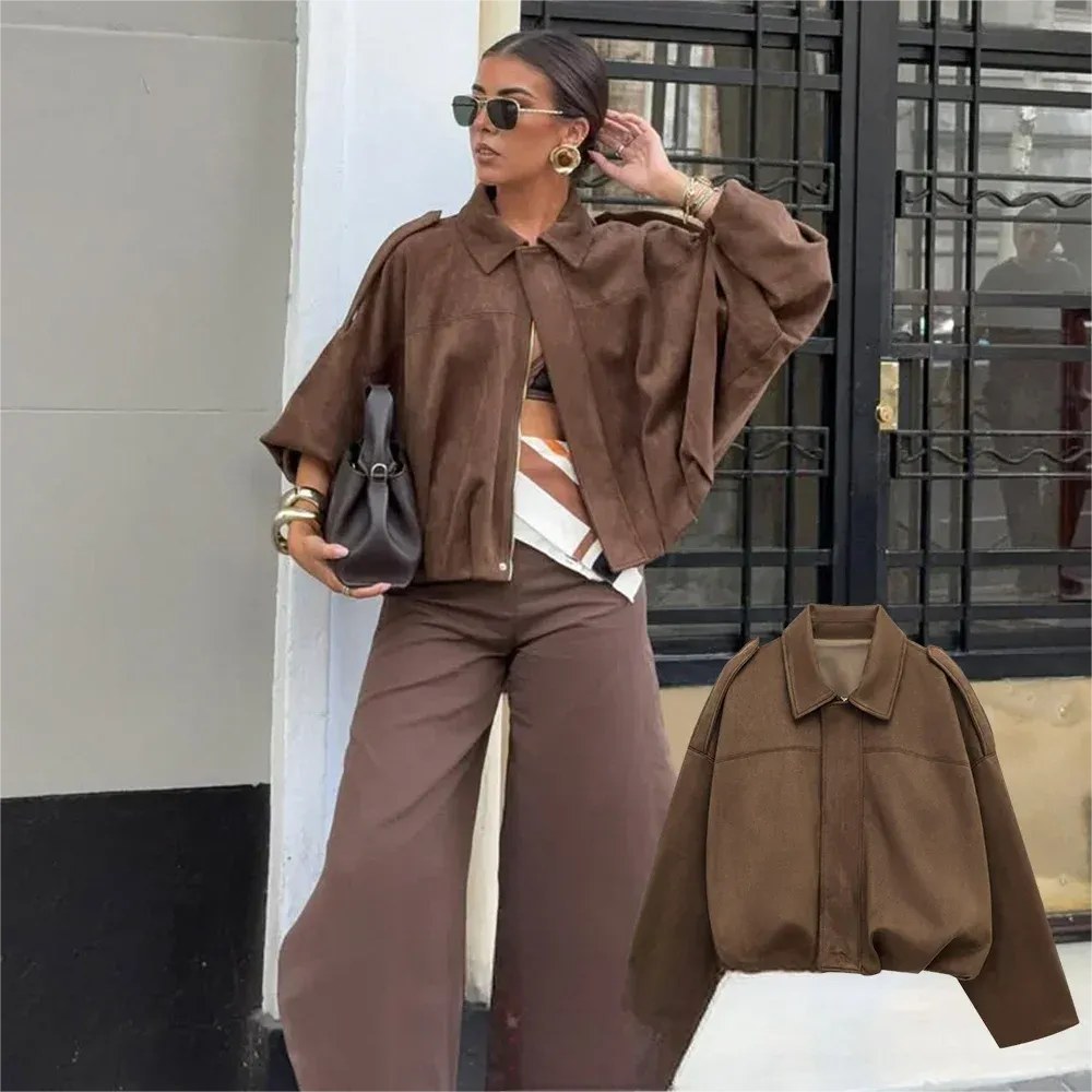  Sleeve Oversized Autumn Winter Coats Fashion 2025 Outwears