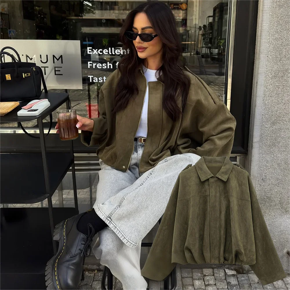  Sleeve Oversized Autumn Winter Coats Fashion 2025 Outwears