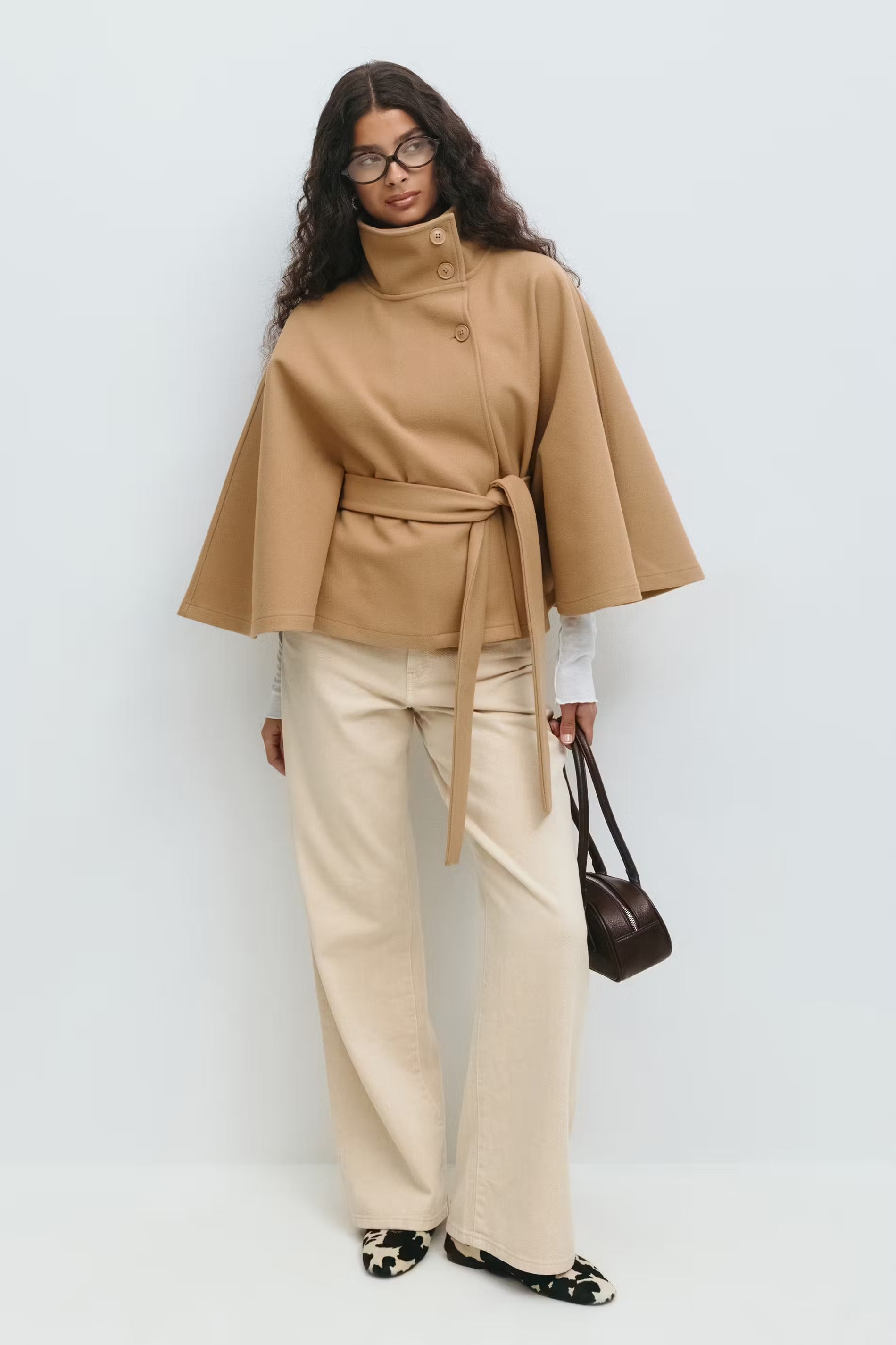 Solenne Cape Coat