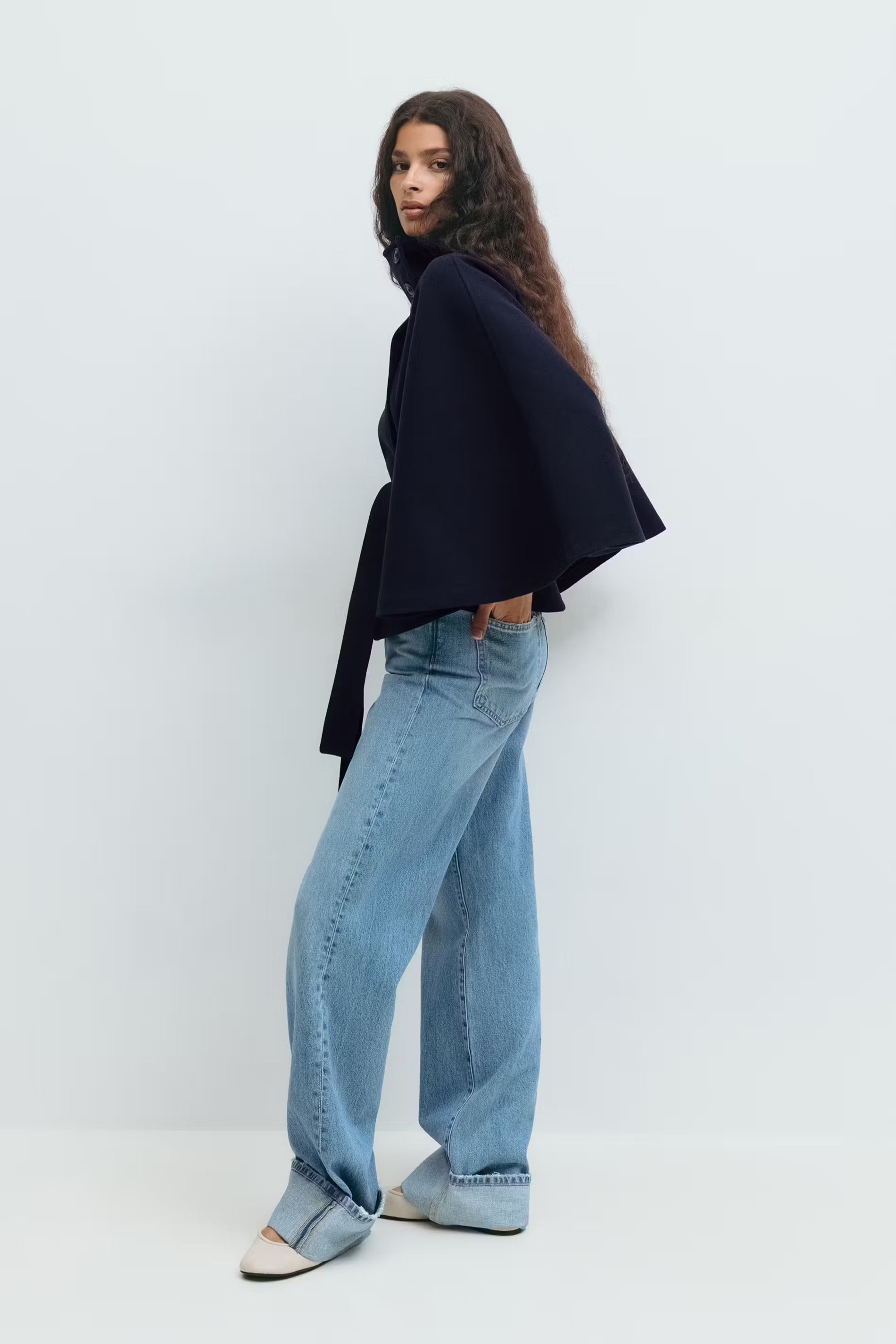 Solenne Cape Coat