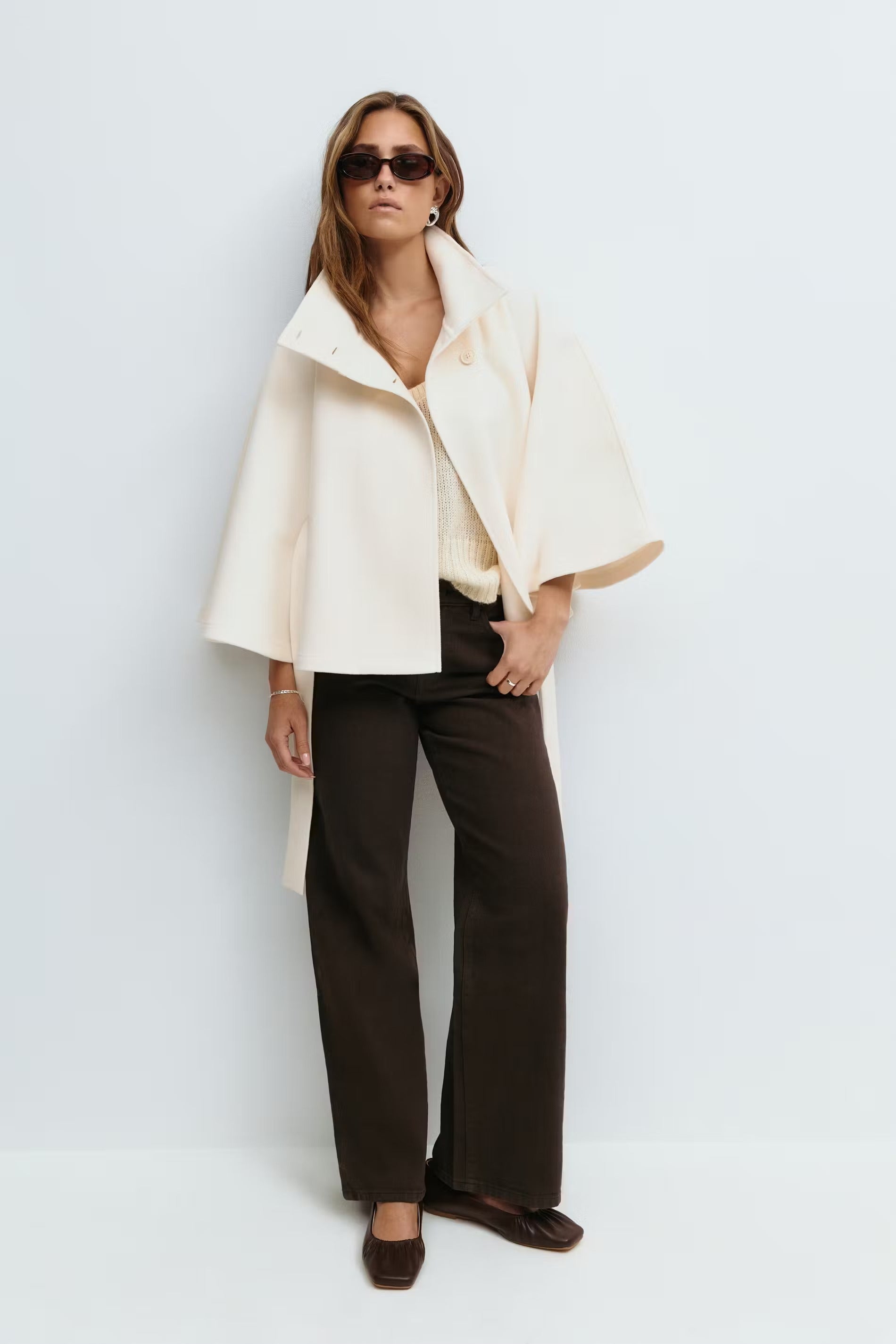 Solenne Cape Coat