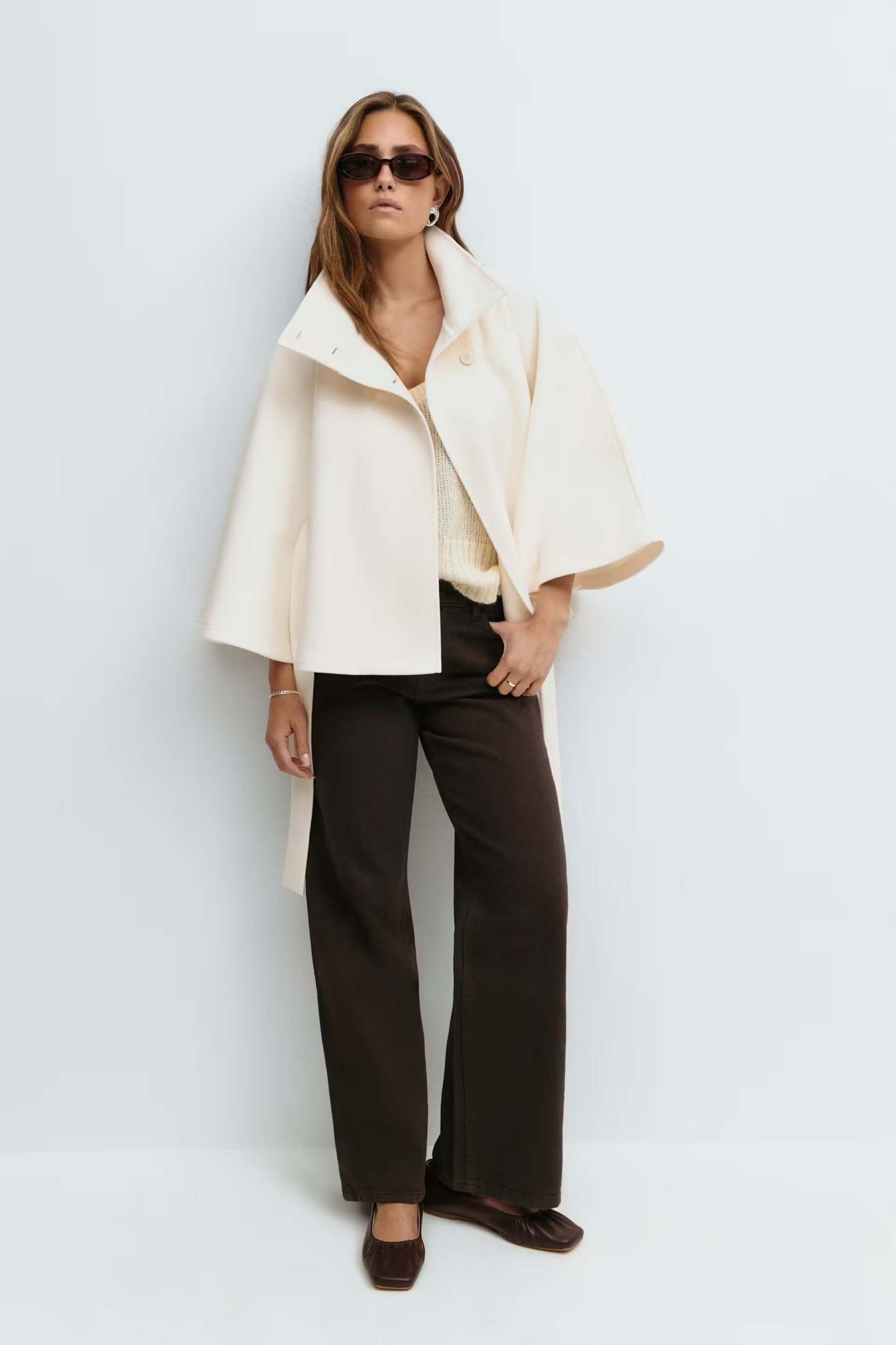 Solenne Cape Coat