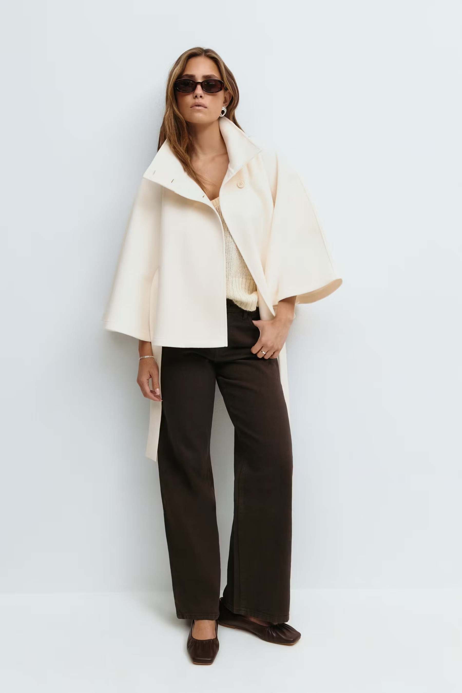 Solenne Cape Coat