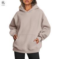 Womens Oversized Hoodies FleeceSweatshirts Long Sleeve Sweaters Pullover FallClothes with Pocket Springtok