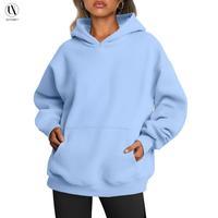Womens Oversized Hoodies FleeceSweatshirts Long Sleeve Sweaters Pullover FallClothes with Pocket Springtok