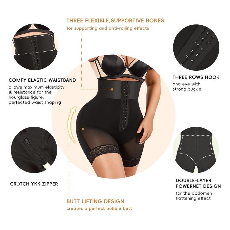⚡Flash Sale 👍Highwaist Girdle Shorts,Hip Lift Compression body shapewear🔥 