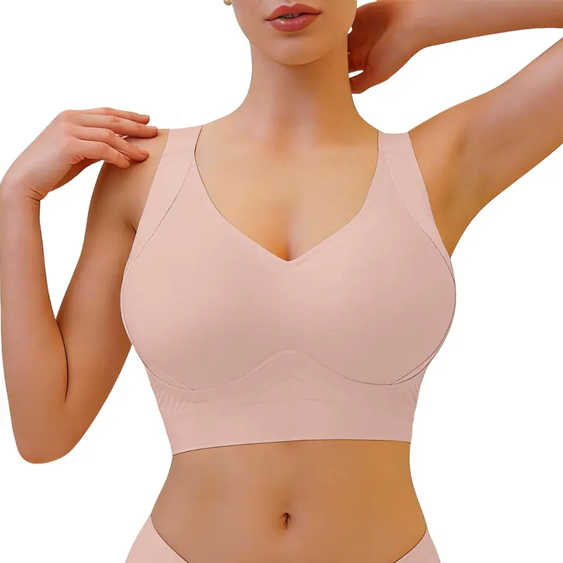 Soft Intention Plus Size  7 Row Hooks,  Seamless,Everyday,Push Up