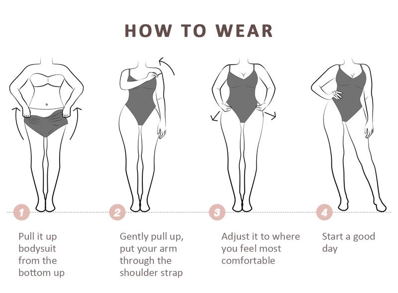 FeelinGirl Seamless Covered Bust Jumpsuit Thong Bodysuit tts Fit  Breathable Comfort Womenswear shaper clothes Hip