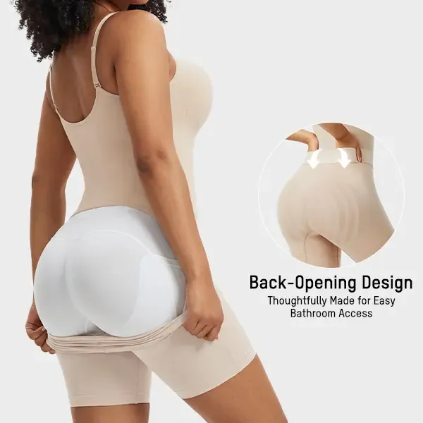 ⚡Flash Sale 👍 Easyslide Shapewear Tummy Control Butt Lifter Faja Back Pull Down Bodysuit Scruntch with Back Bone Support 