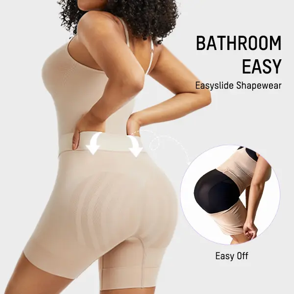 ⚡Flash Sale 👍 Easyslide Shapewear Tummy Control Butt Lifter Faja Back Pull Down Bodysuit Scruntch with Back Bone Support 