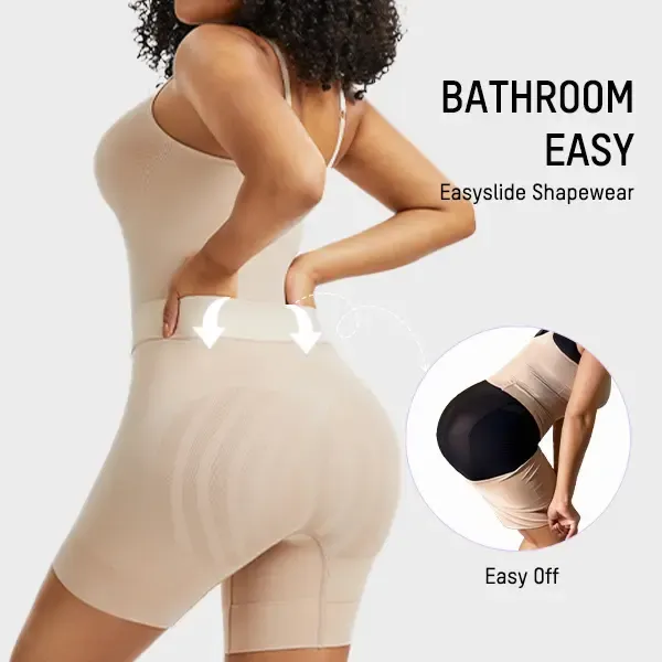 ⚡Flash Sale 👍 Easyslide Shapewear Tummy Control Butt Lifter Faja Back Pull Down Bodysuit Scruntch with Back Bone Support 
