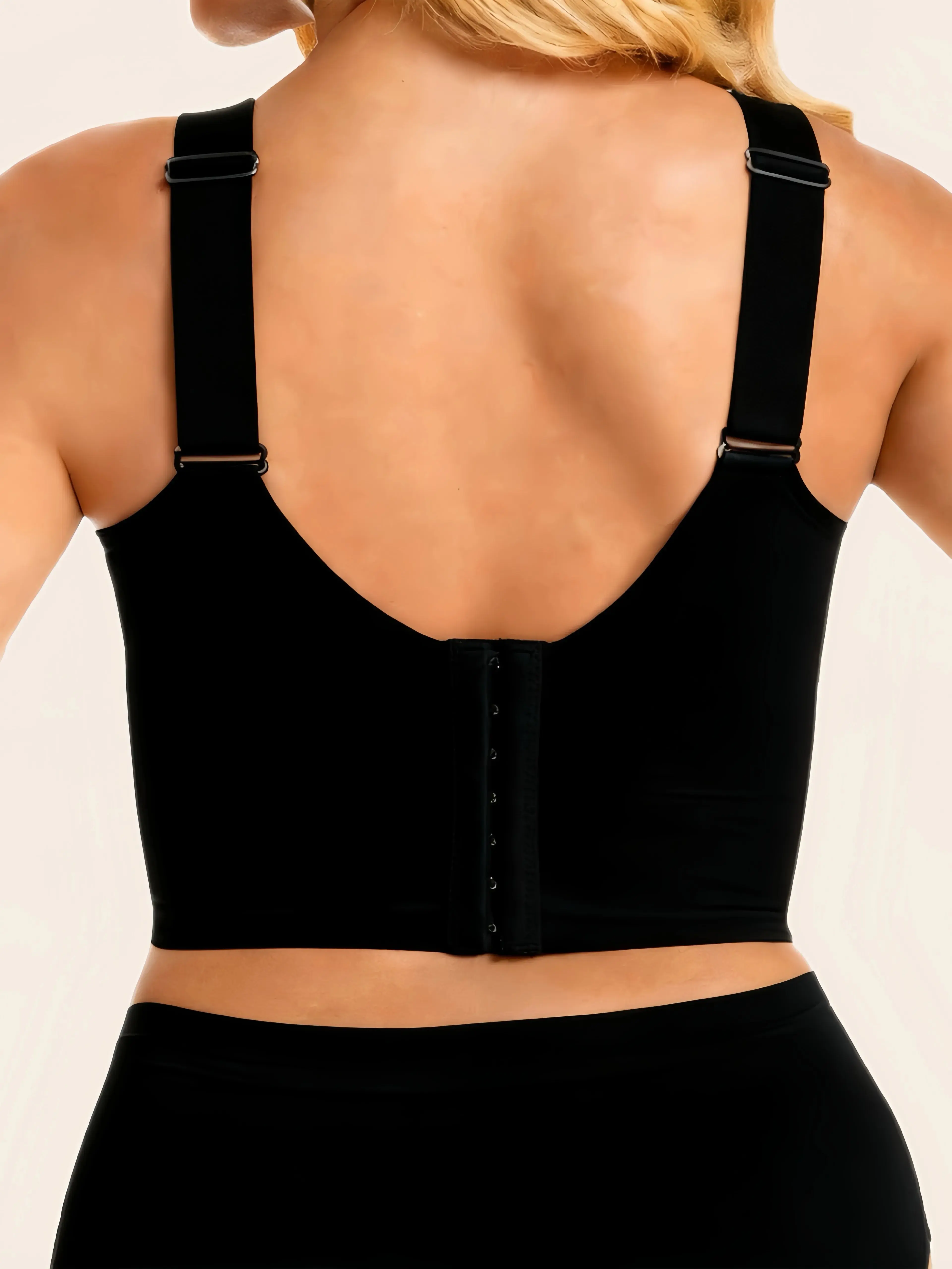 Soft Intention Plus Size  7 Row Hooks,  Seamless,Everyday,Push Up
