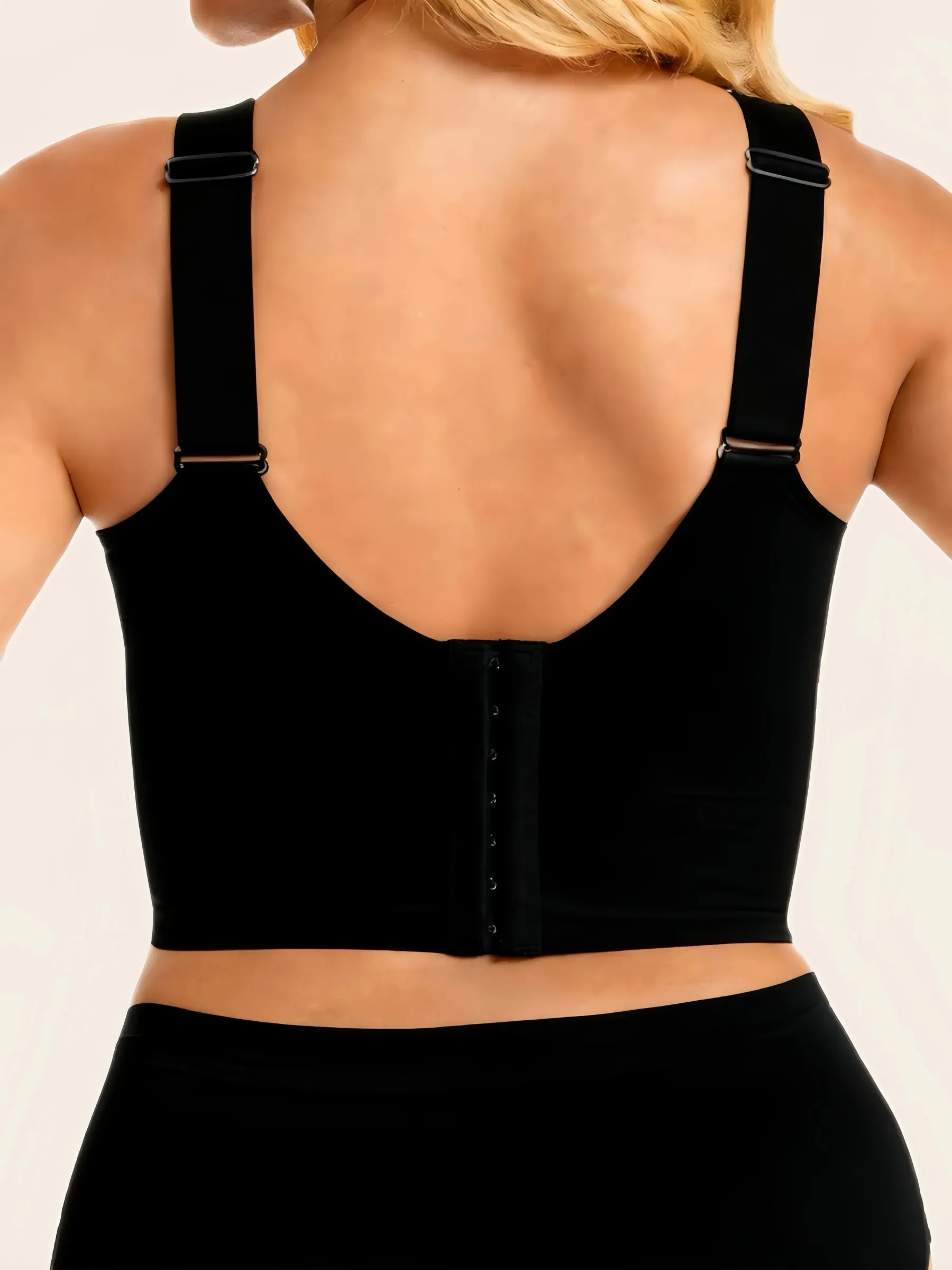 Soft Intention Plus Size  7 Row Hooks,  Seamless,Everyday,Push Up