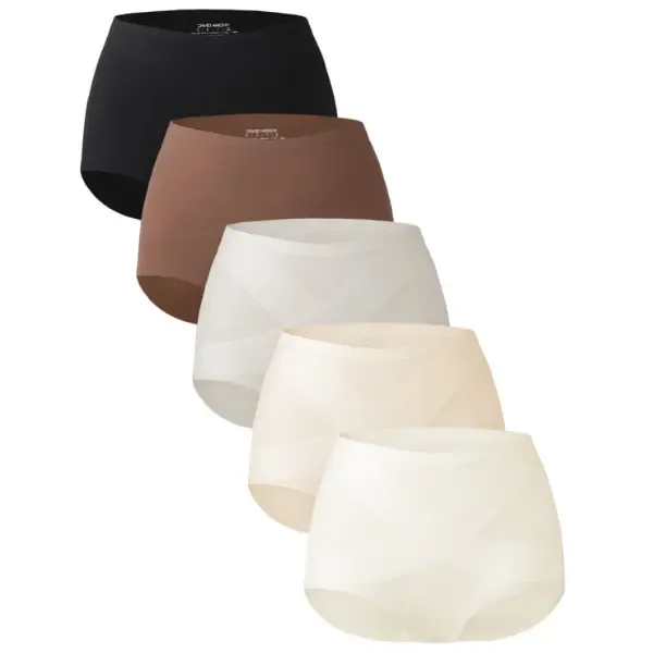 High Waist Seamless Underwear 5-Pack