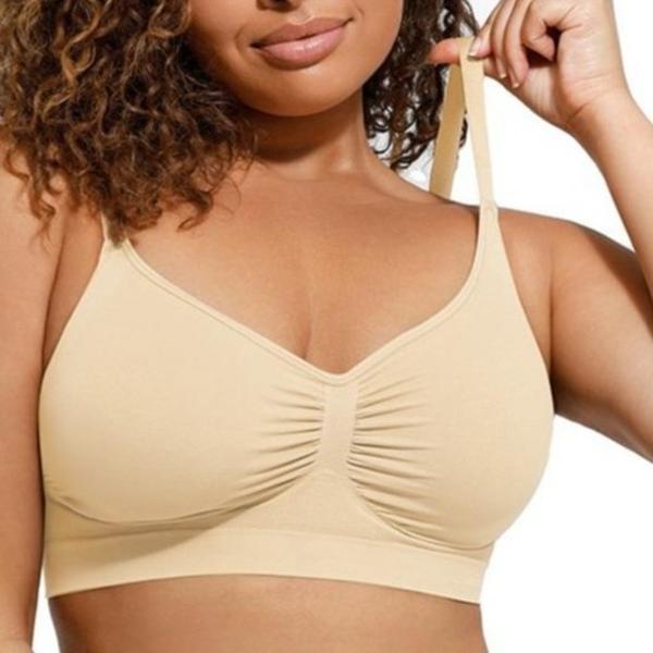 Women's Wireless Bra Comfort up to 44DD No Padding No Underwire Unlined Cami Bra