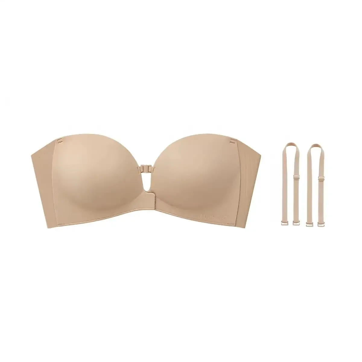 LUCKMEEY Womens Strapless Front Closure Bra Push Up Lift Bra Padded Add Cup Non Slip  Anti-Slip Grip & Removable Straps Fit Outfits Wireless Supportive  Seamless Comfortable A B C Cup#TikTokShopDealsforYouDays