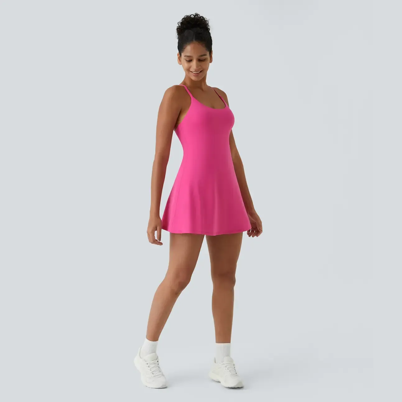 Halara Softlyzero Plush Backless Active Dress-Easy Peezy, Spring Dresses, Dance Dresses for Women #SwimWeek