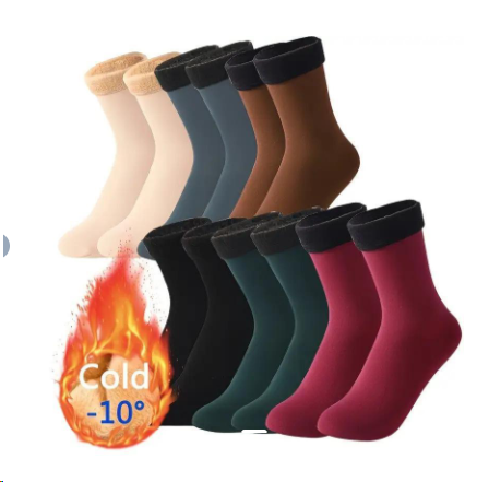 ⚡Flash Sale 🌼NEW Snugly Velvet Winter Thermal Socks 🔥