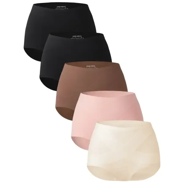 High Waist Seamless Underwear 5-Pack