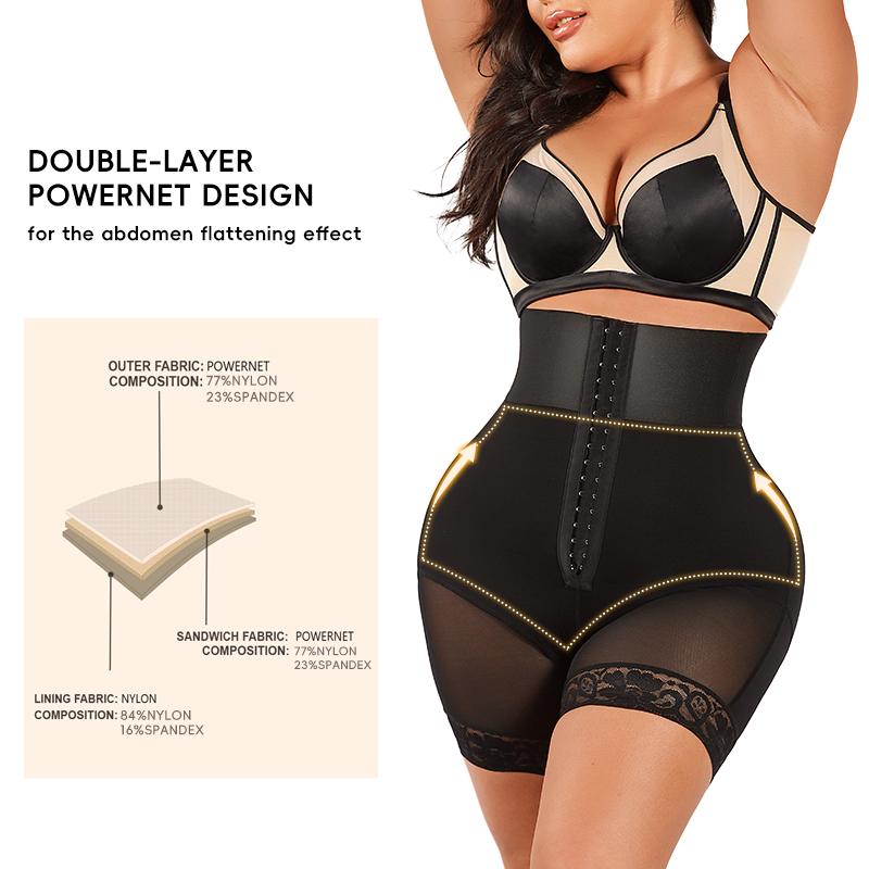 ⚡Flash Sale 👍Highwaist Girdle Shorts,Hip Lift Compression body shapewear🔥 