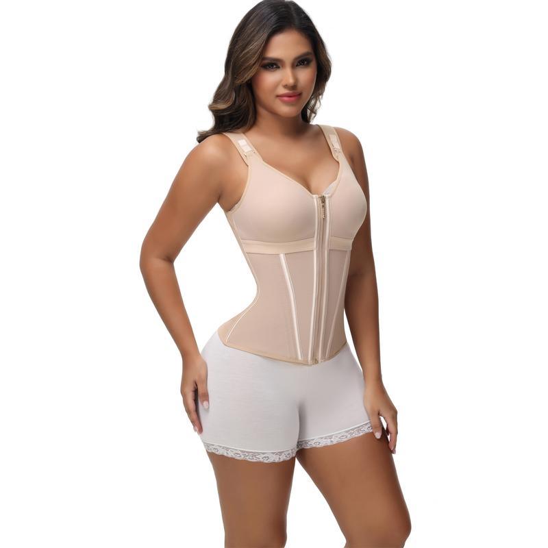 ⚡Flash Sale 👍Waist Shapewear for Women with Bra Tummy Control Girdle Workout Shapewear with Adjustable Shoulder Strap