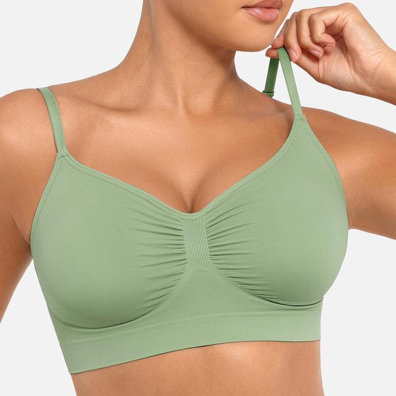 Women's Wireless Bra Comfort up to 44DD No Padding No Underwire Unlined Cami Bra