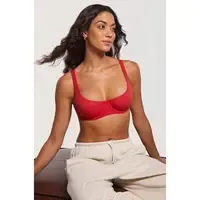 ⚡Flash Sale🔥2 for €36👍 Women's Unlined Balconette Bra No Padded Underwire Supportive Plus Size Smooth Scoop Neck
