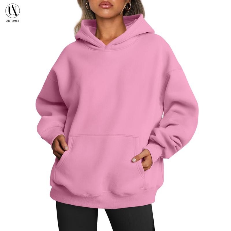 Womens Oversized Hoodies FleeceSweatshirts Long Sleeve Sweaters Pullover FallClothes with Pocket Springtok