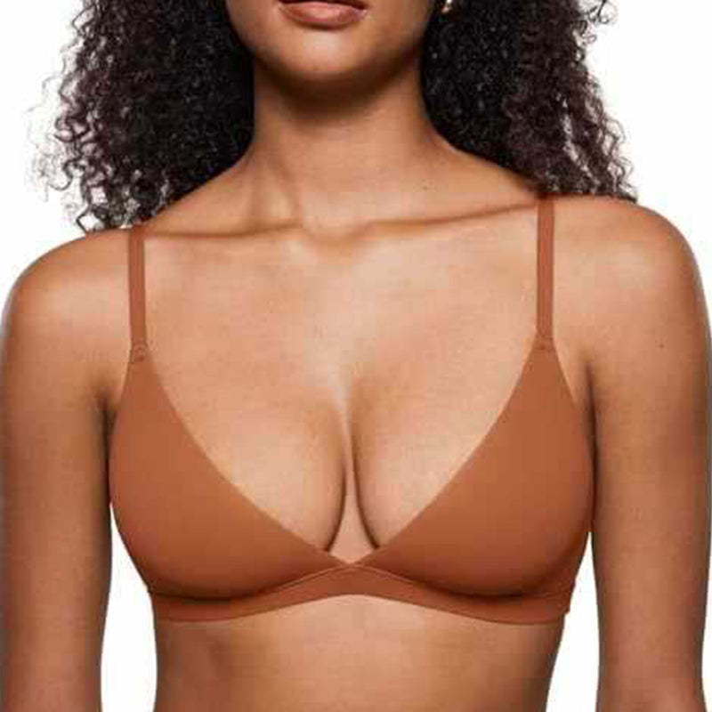 🔥2 for €36💞Women's Wire-Free Jelly Support Triangle Bralette