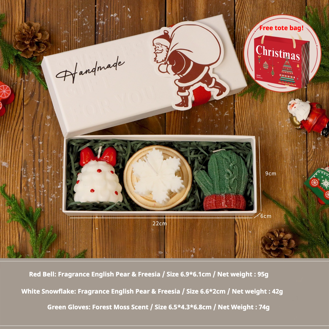 Christmas Handmade Scented candles