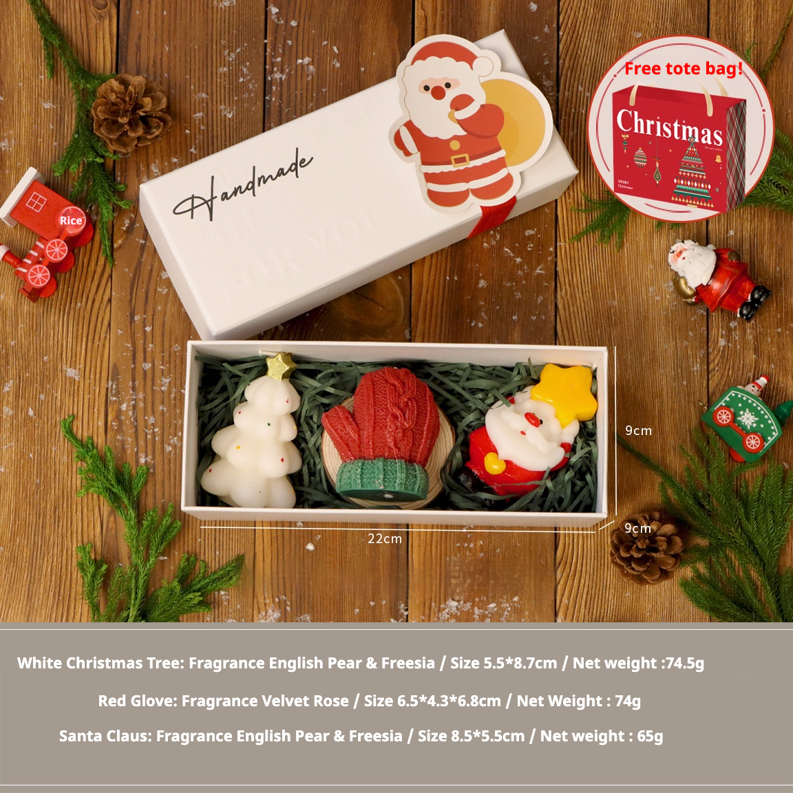 Christmas Handmade Scented candles