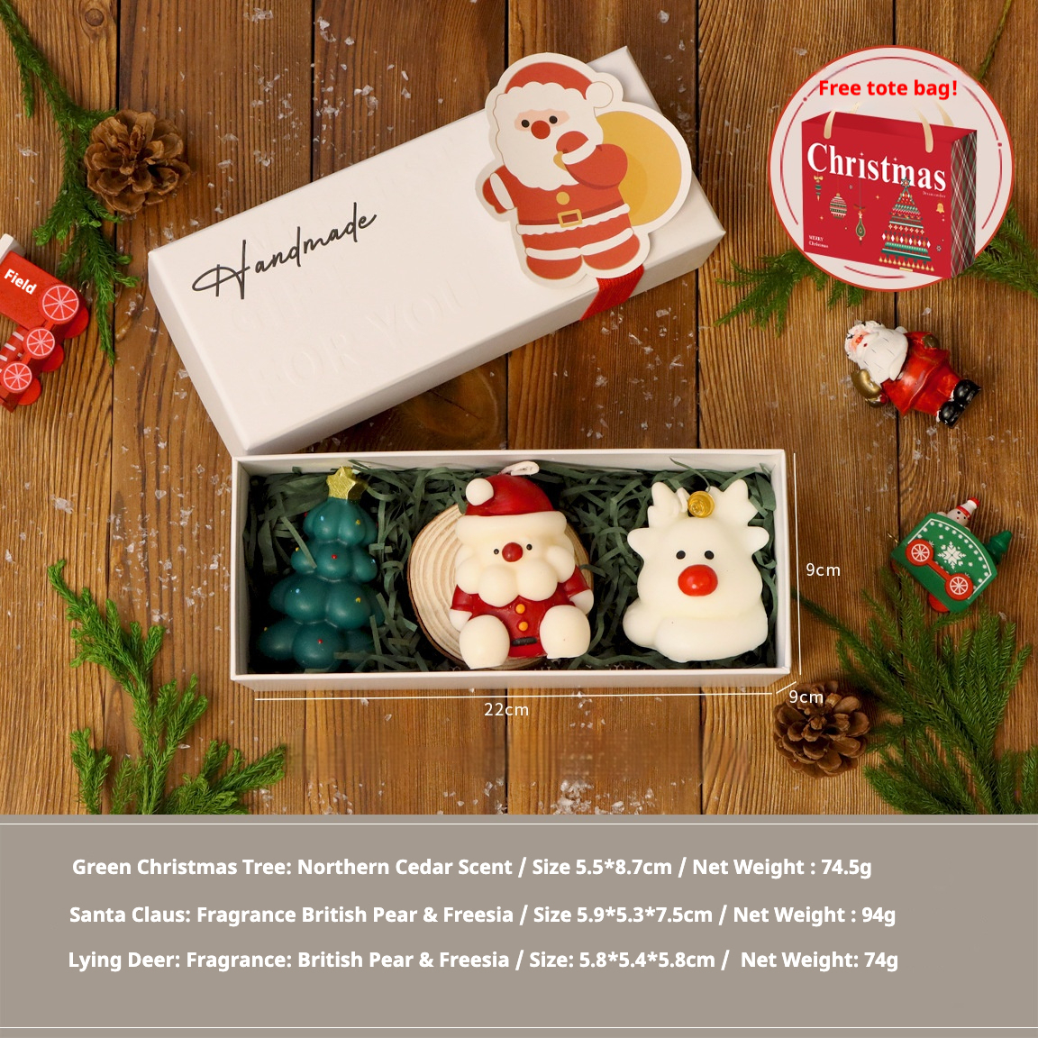 Christmas Handmade Scented candles