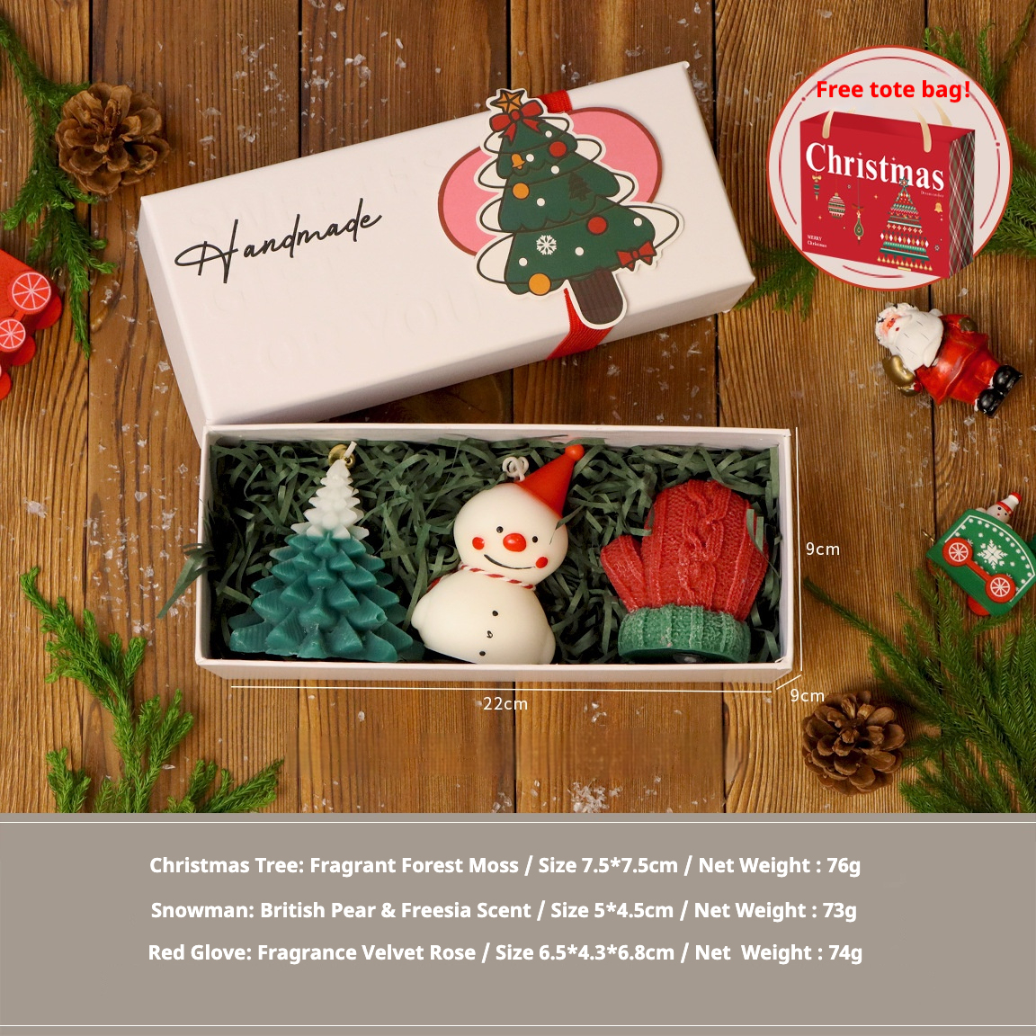 Christmas Handmade Scented candles