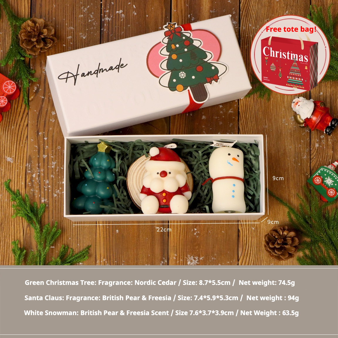 Christmas Handmade Scented candles