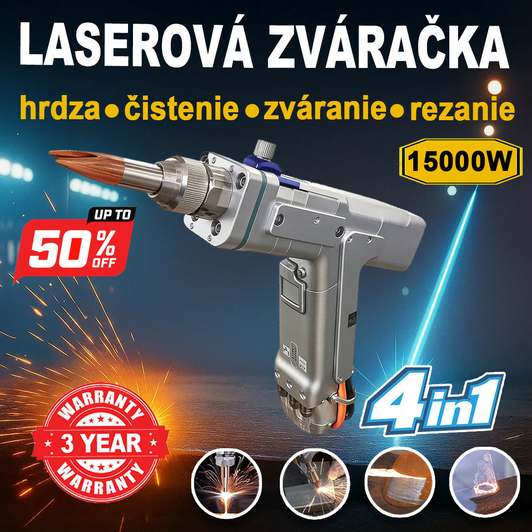 Prenosný multifunkčný laser