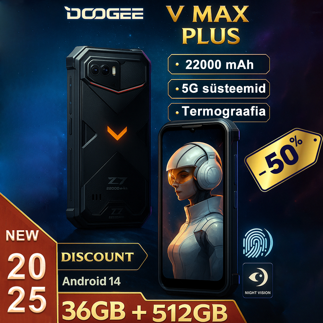 📱Vastupidav 5G nutitelefon, globaalne versioon