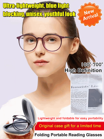 Folding zoom presbyopia glasses, free 15 days trial